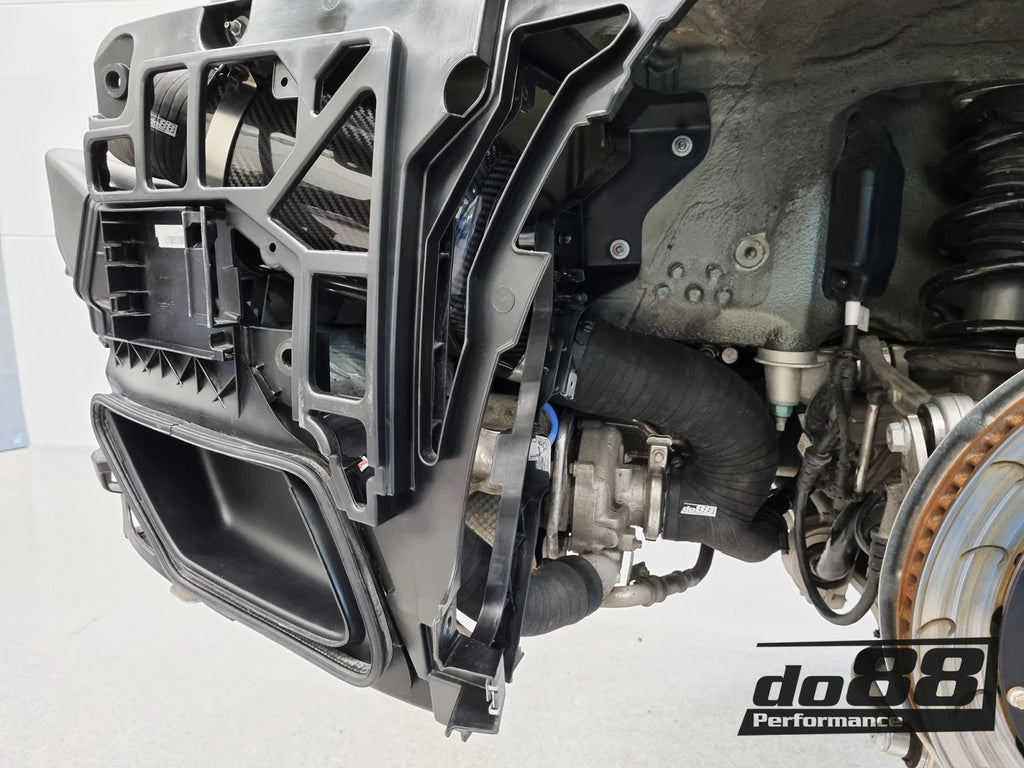Porsche 911 Carrera (992) Turbo inlet hoses, OE/do88 66mm airbox
