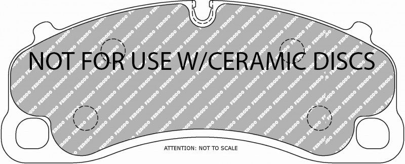 Ferodo FCP4664 Brake Pads - OEM 991 S/4S/T/GTS Front Steel Calipers