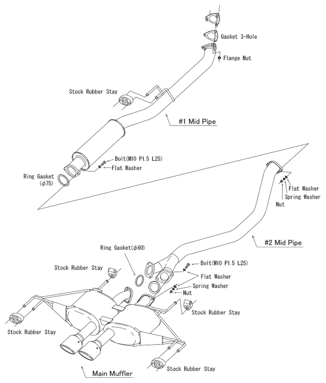 HKS Legamax Sports Exhaust for 23+ Honda Civic Type R [FL5]
