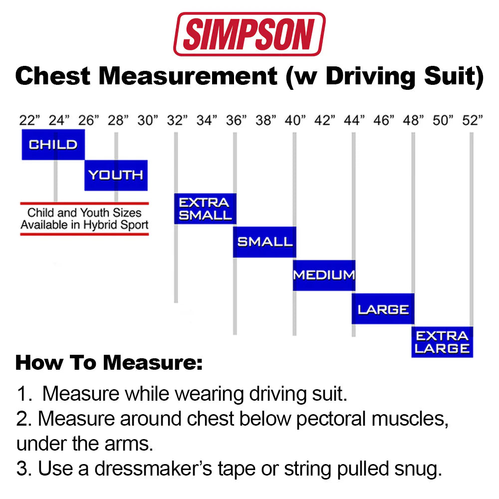 Simpson Hybrid S Head and Neck Restraint (FIA & SFI Approved)